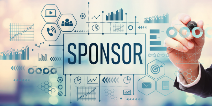 Corporate sponsorship graphic