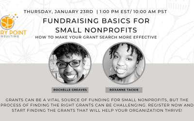 Fundraising Basics for Small Nonprofits: How to Make Your Grant Search More Effective