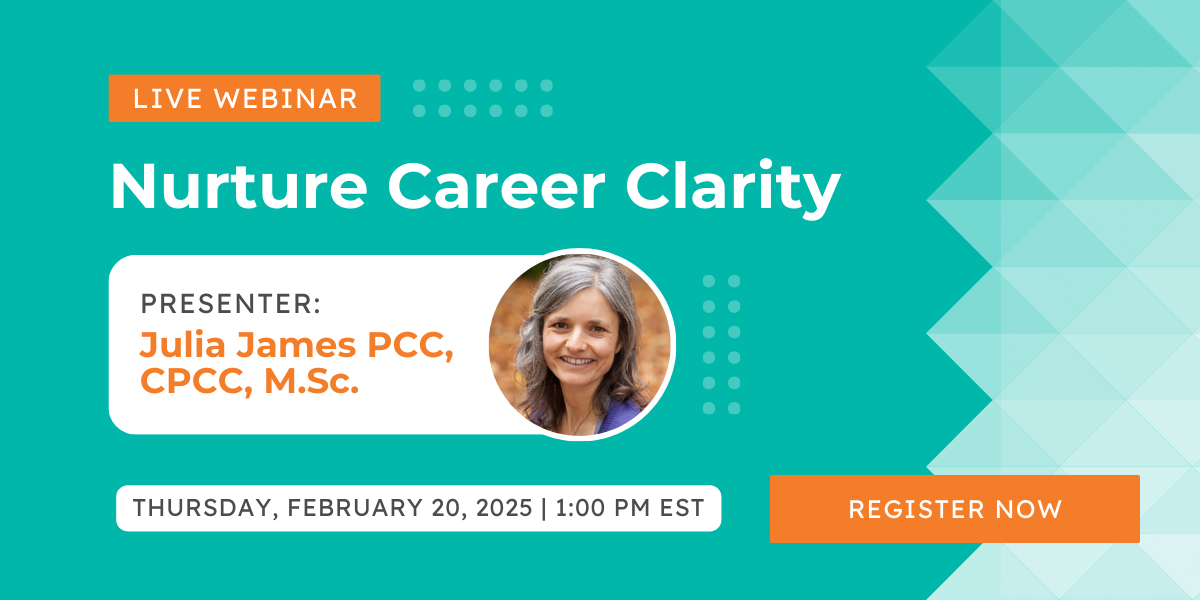 Nurture Career Clarity: Presenter Julia James | Thursday, February 20, 2025